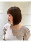 切りっぱなしボブ