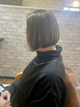 ヘアークルーズピース (hair cruise Piece) 前下がりボブ／ハイライト