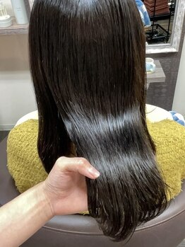 イク(iku)の写真/【深井駅徒歩30秒】髪質を見極め、「なりたい髪」と「悩み」にフォーカス。CMのような見違える髪へー。