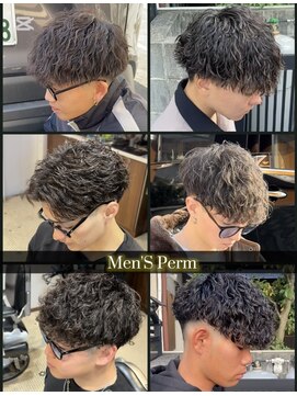 宮崎理容院 オークス店  メンズカットパーマ