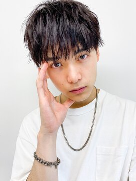 エル 渋谷(L) 20代カット×ニュアンスパーマで簡単セット