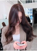 【レイヤーカット】韓国ヘア顔まわりカットロングレイヤー堀江