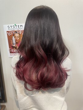 ラック(LUCK) 船橋/くすみベージュ/細めハイライト