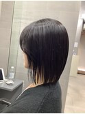 切りっぱなしボブ
