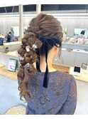 ポニーテールヘアセット/ポニーテールヘアアレンジ