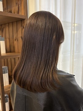 育てていく明るめベージュカラー