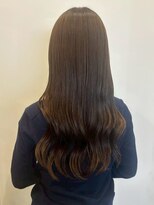 ベルフェミンキルン(Belle femin kilun) 髪質改善 透明感カラー 韓国風ヘア ベージュカラー 20代 艶髪