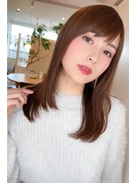 ヴェチカ 京橋店(Vechika)&nbsp;ローレイヤー/髪質改善カラー/ピンクブラウン