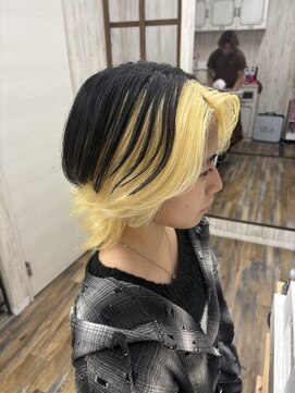 ヘアスタジオワン 藤沢店(HAIR STUDIO ONE) ブロンド×アンブレラカラー