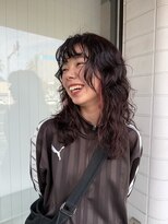 ナービス(NARVIS)&nbsp;ロングパーマ/イヤリングカラー/ピンクカラー