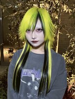 モシャス(MOSHASU)&nbsp;派手髪/原色カラー/ウルフカット/デザインカラー