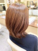 ビーワンヘアー 藤井寺 土師ノ里(B1hair)&nbsp;ネオウルフ/くびれカット/艶髪/明るめカラー