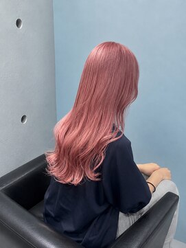 グラッジ 池袋(GLADGE) ハイブリーチ×ミルクティーピンク