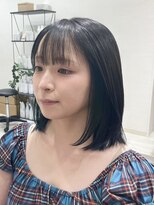hyon myon/RISEbyREVO 綾瀬店【ヒョンミョン】&nbsp;ハッシュカット/デザインカラー/グレージュ[綾瀬駅/韓国ヘア]