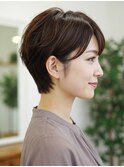 30-40代にオススメ★耳かけ小顔ショート