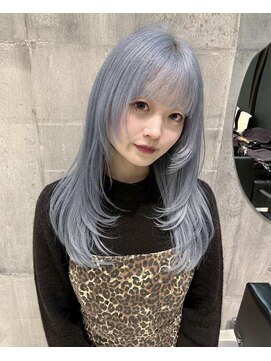 ワンズミラー 原宿(ONE's MIRROR) ハッシュカットグレージュデザインカラーツートンカラー原宿駅
