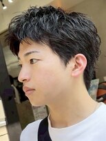 フィフス 大分(fifth)&nbsp;大分スパイキーショートメンズカットスパイキーパーマ刈り上げ