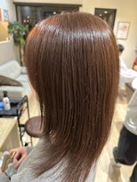 ヒトヘアースマイル 各務原(hito hair×smile)&nbsp;ツヤ感オレンジブラウン
