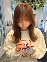 アース 郡山コスモス通り店(HAIR&MAKE EARTH)&nbsp;ナチュラルブラウンのくびれロング