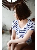 Aラインショートボブ