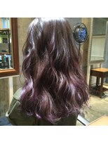 サロンドミルク 原宿(salon de MiLK)&nbsp;【サロンドミルク原宿】グレージュ×グレープ