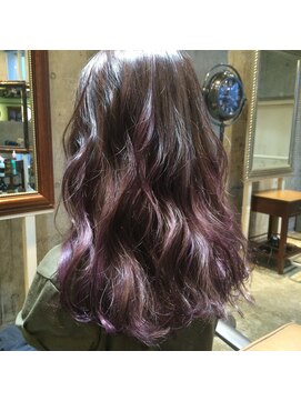 サロンドミルク 原宿(salon de MiLK) 【サロンドミルク原宿】グレージュ×グレープ