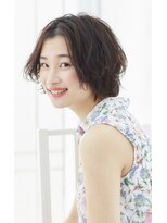 ミチオ ノザワ ヘアサロン ギンザ(Michio Nozawa HAIR SALON Ginza)&nbsp;「瀧上丈司」センターパートボブ×小顔簡単スタイリング