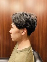 ヒロギンザ 田町店(HIRO GINZA)&nbsp;ナチュラルスパイラルヘア/ビジネススタイル/床屋/理容室/田町