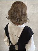 切りっぱなしボブWカラースタイル