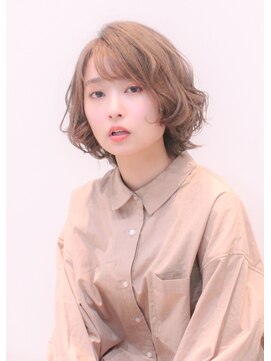 カノア(CANNOA.) 【CANNOA】柔らかベージュカラー×ゆるウェーブ