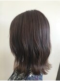 ブリーチなしダブルカラーピンクバイオレット×20代カジュアル