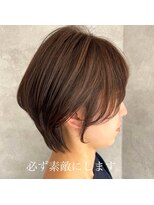 アフロート ショウナン(AFLOAT SHONAN) バッサリショートボブ{湘南/藤沢}