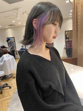 ロンド レア 天神大名店(Lond Le’a) ミルクティーベージュ/ダブルカラー/ケアブリーチ/くびれヘア