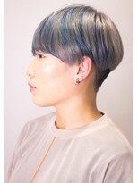 スリースター(THREE STAR)&nbsp;【THREE STAR】レディースマッシュデザインカラー