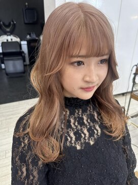 ビアンカ(BIANCA) セミロング×ミルクティーベージュ