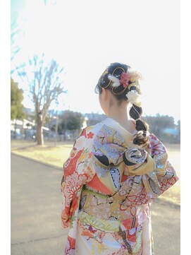 ヘアアンドケア エジェリラボ(hair&care egerie lab) 高崎美容室成人式着付け◎20代