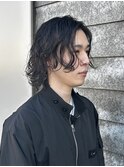メンズウルフスパイラルパーマ