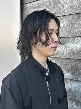 ニアウ 伊勢崎連取店(Niau) メンズウルフスパイラルパーマ