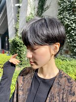 ハルキ ミナト ジャパン オオサカ(HARUKI MINATO japan OSAKA)&nbsp;20代30代40代小顔ハンサムショートアッシュブルーブラック