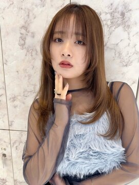 シーシンジュク 新宿南口(Sea shinjuku) 韓国風前髪×レイヤーカット【髪質改善/新宿/レイヤーカット】