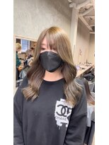 ヘアーアンドケアブラスト(HAIR CARE Blast) ブリーチなし　ミルクティー