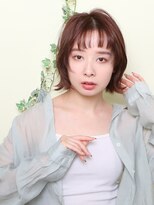 オーガニックサロン フェイス 梅田店(organic salon face) つや美髪ピンクブラウンボブ