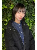 切りっぱなしボブ