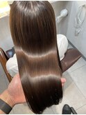 透明感アップ髪質再生カラー!ツヤツヤグレージュ!