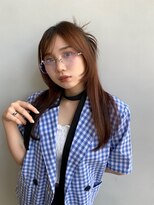 【sakura】顔まわりレイヤー×透明感カラー