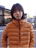 メンズボブウルフメンズミディアムレイヤーカットメンズウルフ