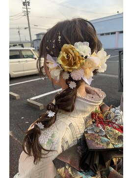 アルファサリダ(ALPHA SALIDA) 編み下ろし/ヘアアレンジ/卒業式/成人式