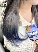 にじさんじ 小柳ロウ インナーカラー シルバー  Dytica