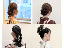 ももいろかぶとむしの雰囲気（浴衣着付のご予約お問い合わせください!浴衣＋ヘアセット￥8,800）