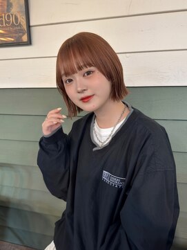 シビバイレボ(CIBI by revo) 地毛風カラー/切りっぱなしボブ/ショートボブ[船橋]